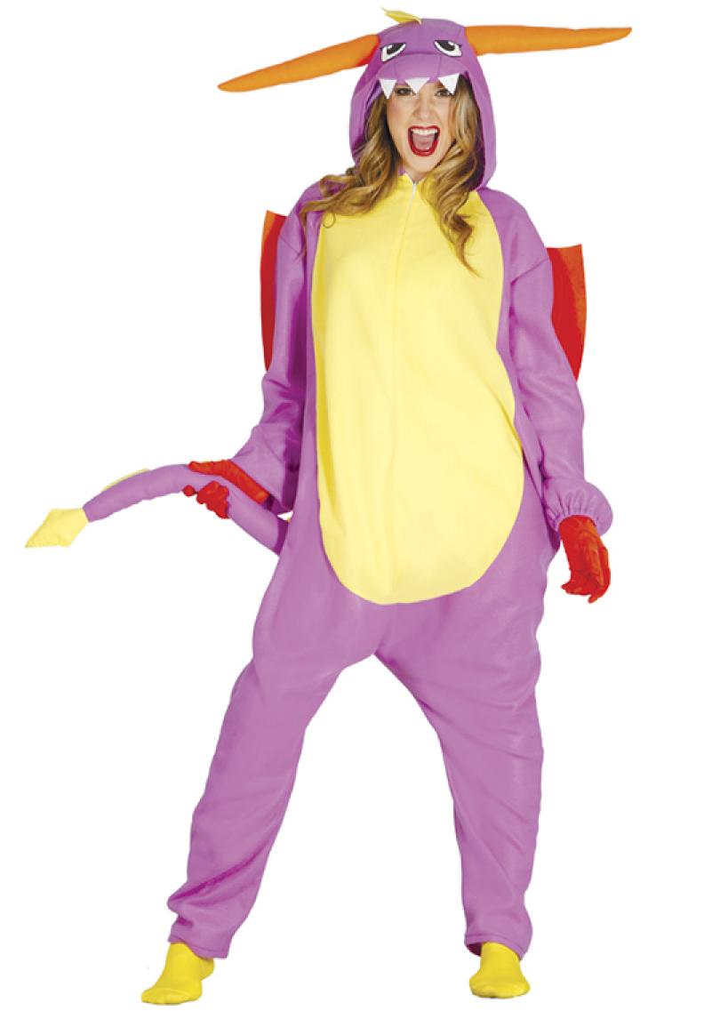 Animal violet dragon talle M/L