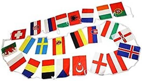 Guirlande plastique Pays Européens 7m
