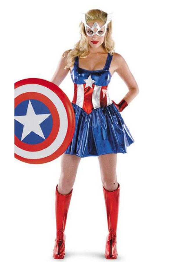 Robe Miss Captain America taille M