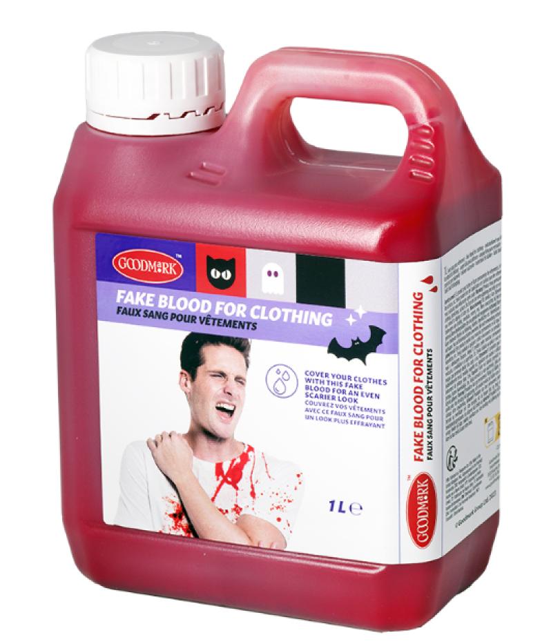 Bidon de faux sang 1 litre pour vêtements