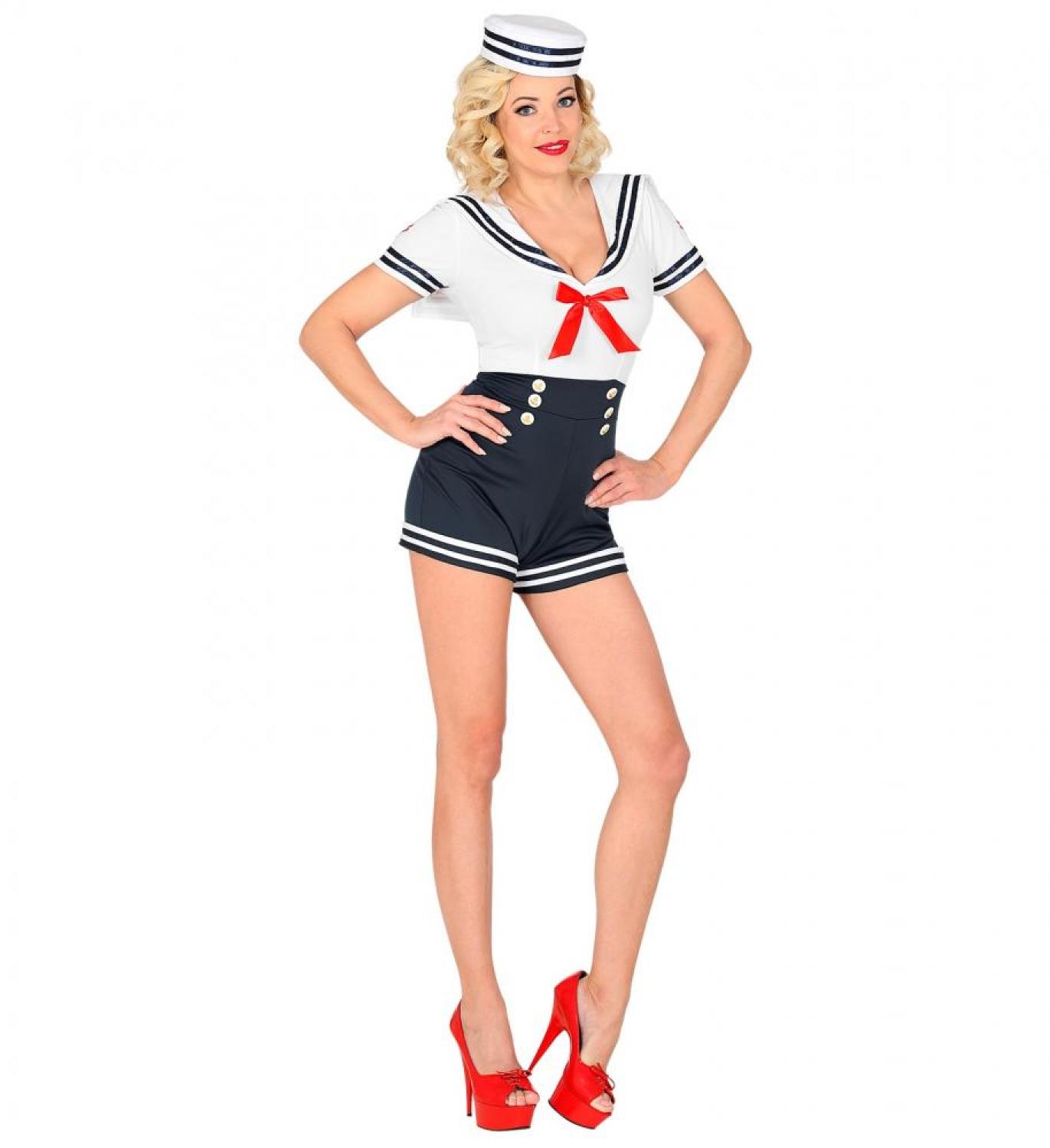 Combi short femme marin sexy taille S