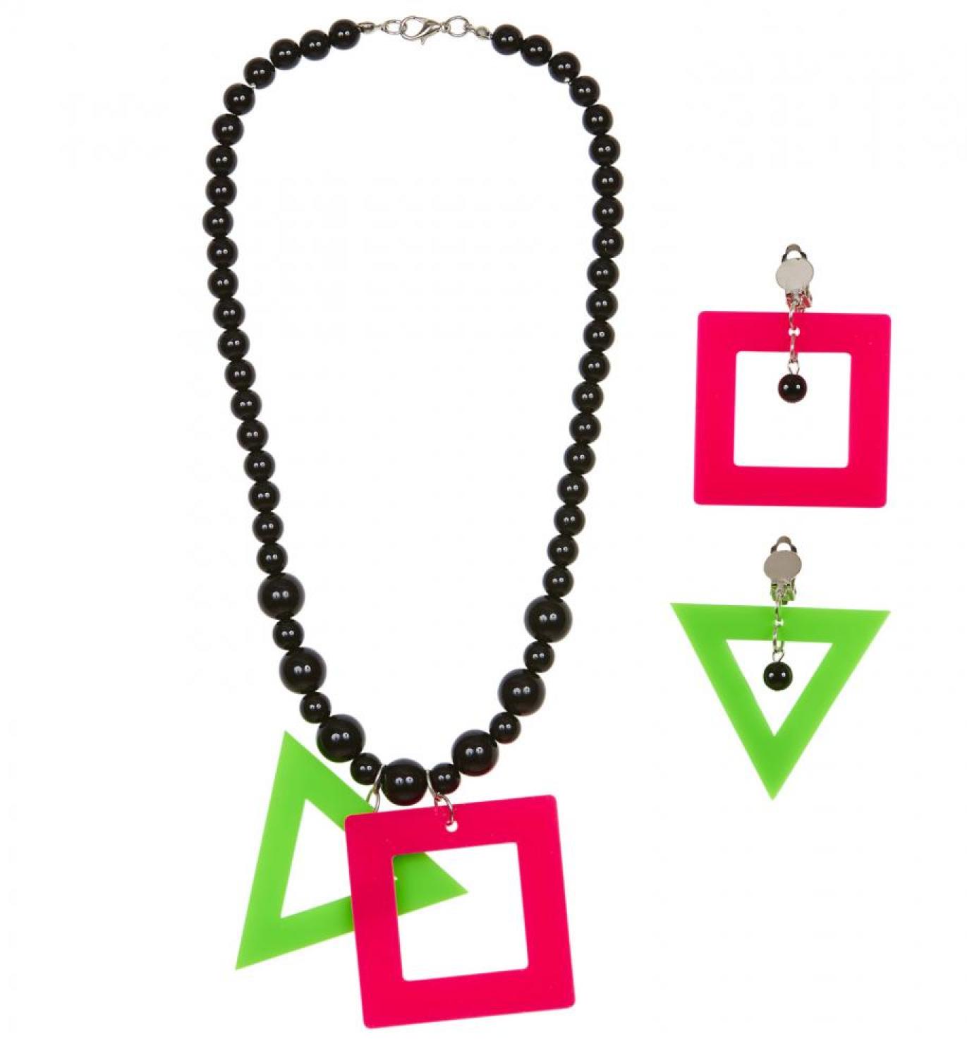 Ensemble bijoux années 80