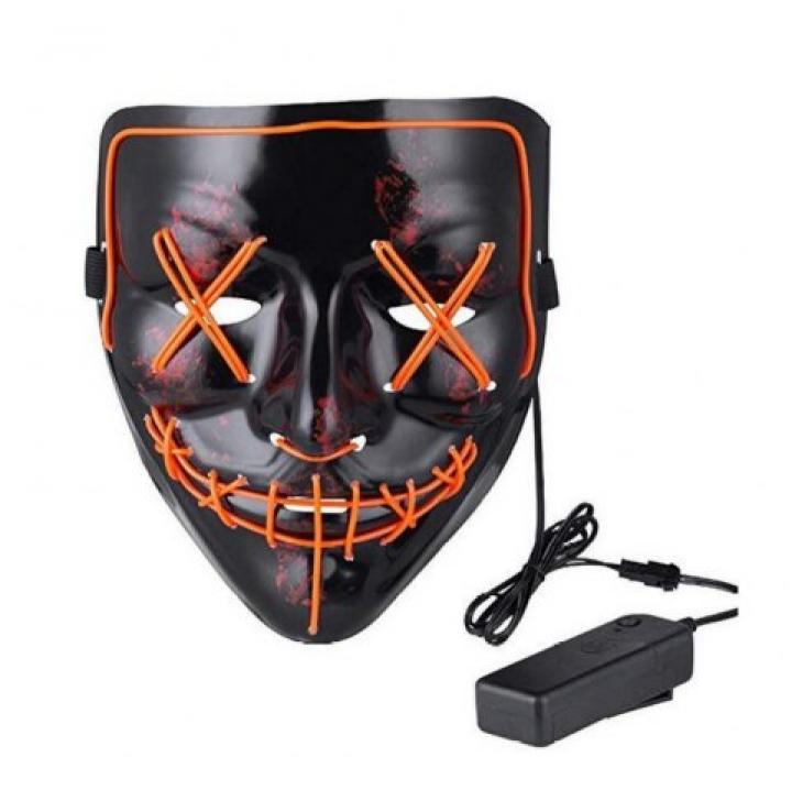 Masque lumineux la purge orange