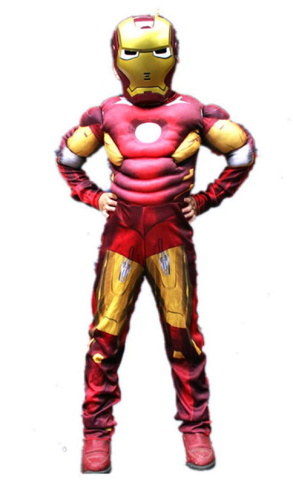 Déguisement Iron Man musclé taille 128cm