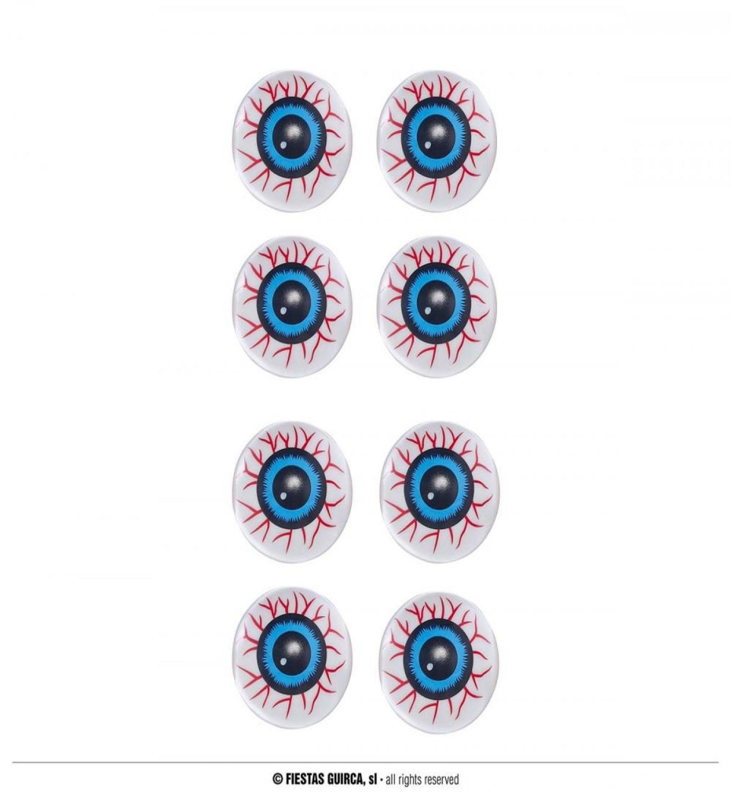 Sachet de 8 yeux plastique
