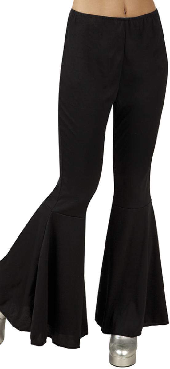 Pantalon pattes d'éléphant noir taille M