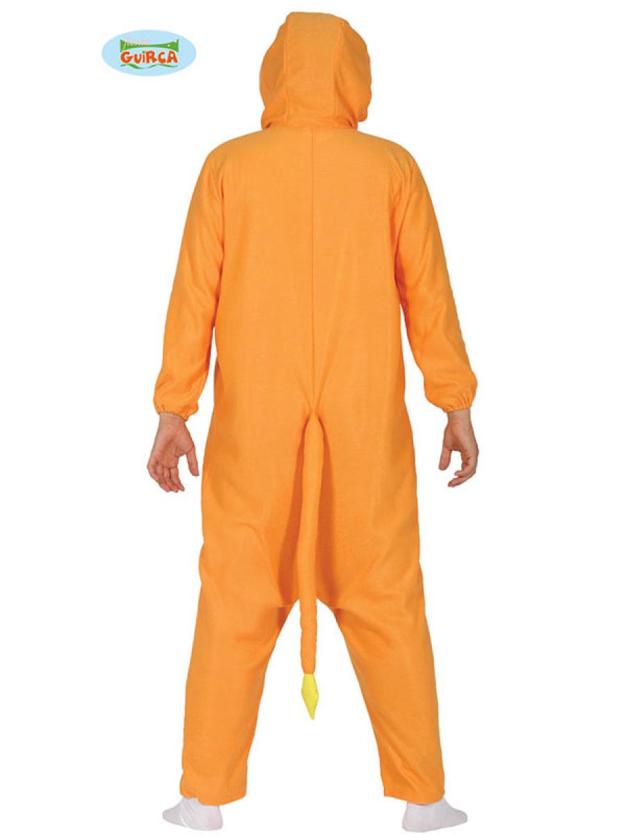 Animal orange dragon taille M/L