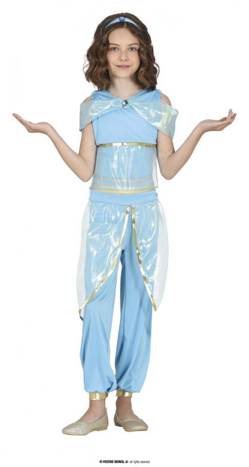 Princesse orientale bleue taille 10/12 ans