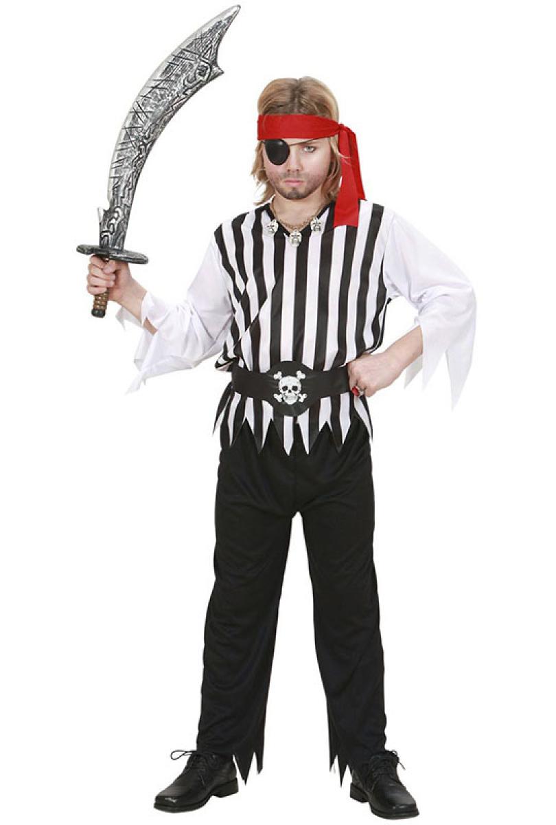 Pirate noir et blanc 2/3 ans