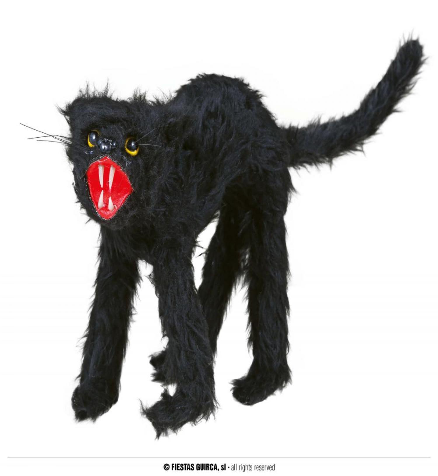 Chat peluché effrayant 60 cm
