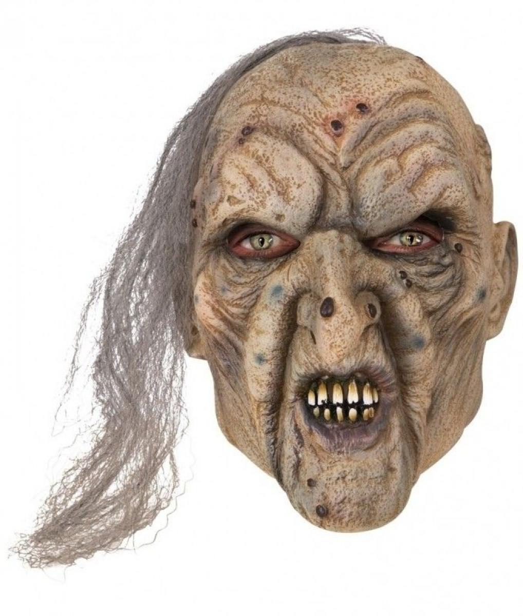 Masque sorcier avec cheveux