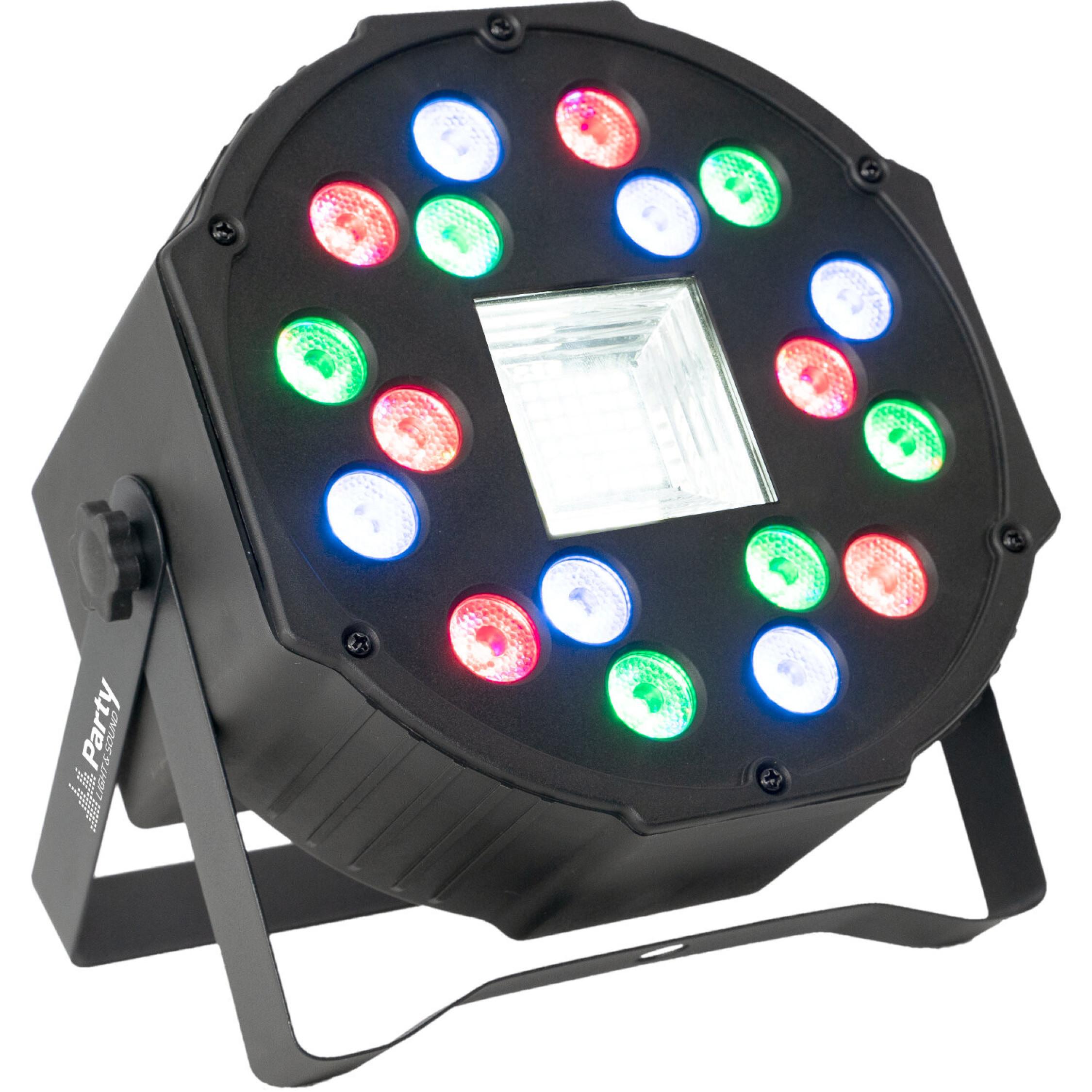 Projecteur PAR DMX à LED avec stroboscope