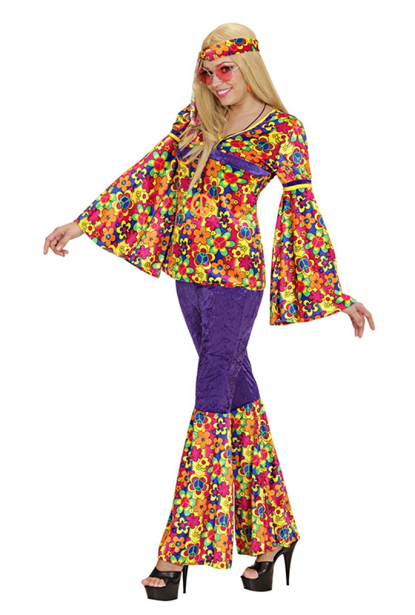 Hippie femme à fleurs taille S