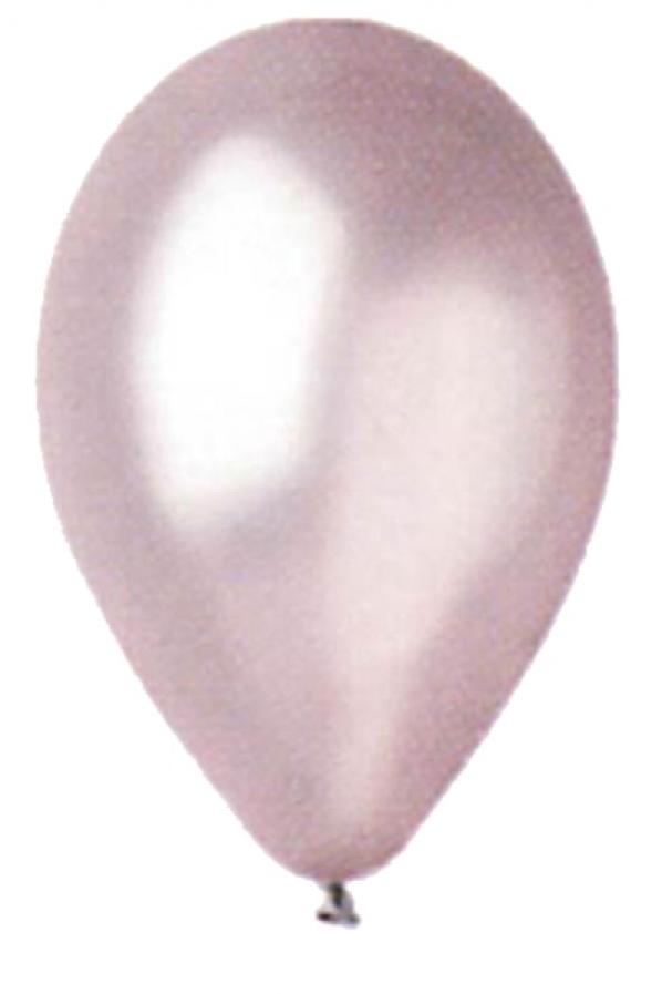50 ballons métallisés argent 30cm