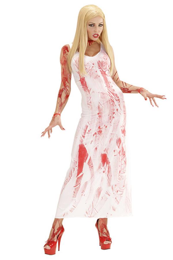 Robe longue ensanglantée taille L