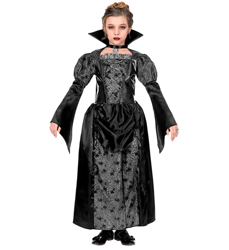 Vampiresse toile grise fille taille 5/7 ans