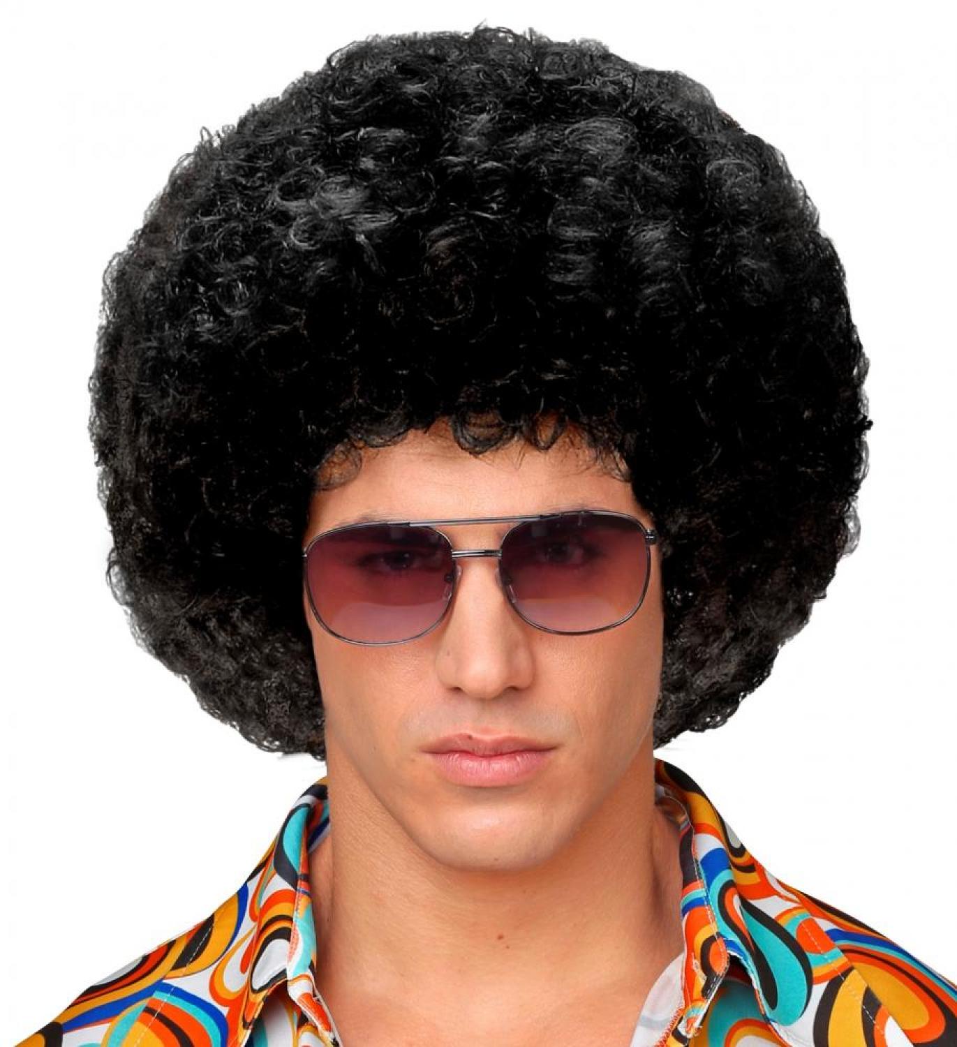 Perruque afro noire