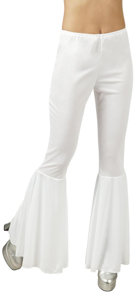 Pantalon pattes d'éléphant blanc taille M