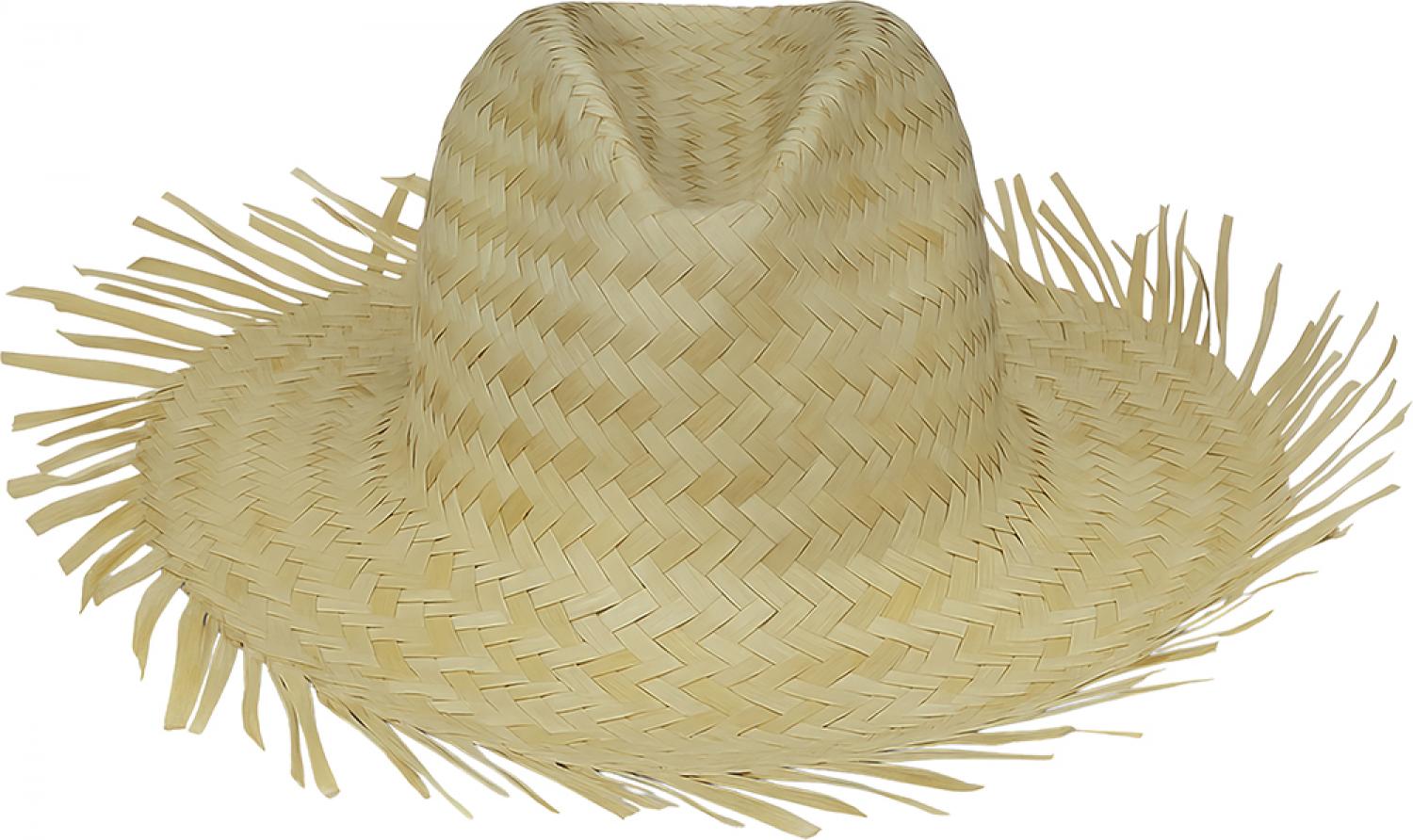 Chapeau cow boy paille naturelle