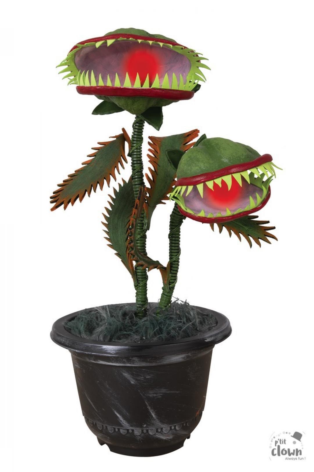 Plante carnivore 36cm lumineuse sonore et animée