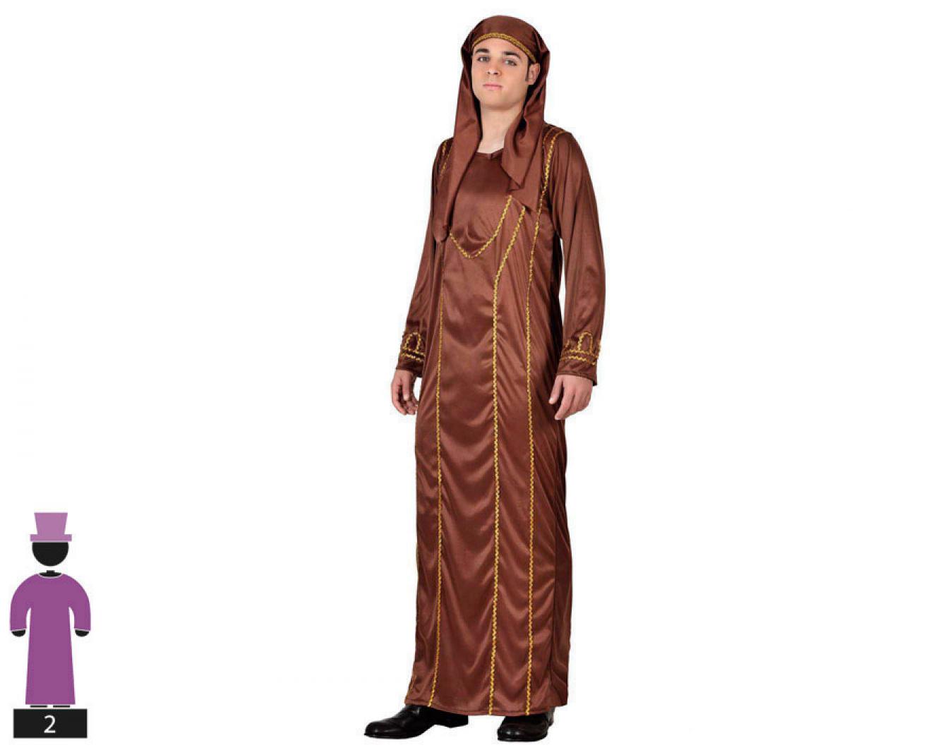 Cheik arabe marron taille M/L