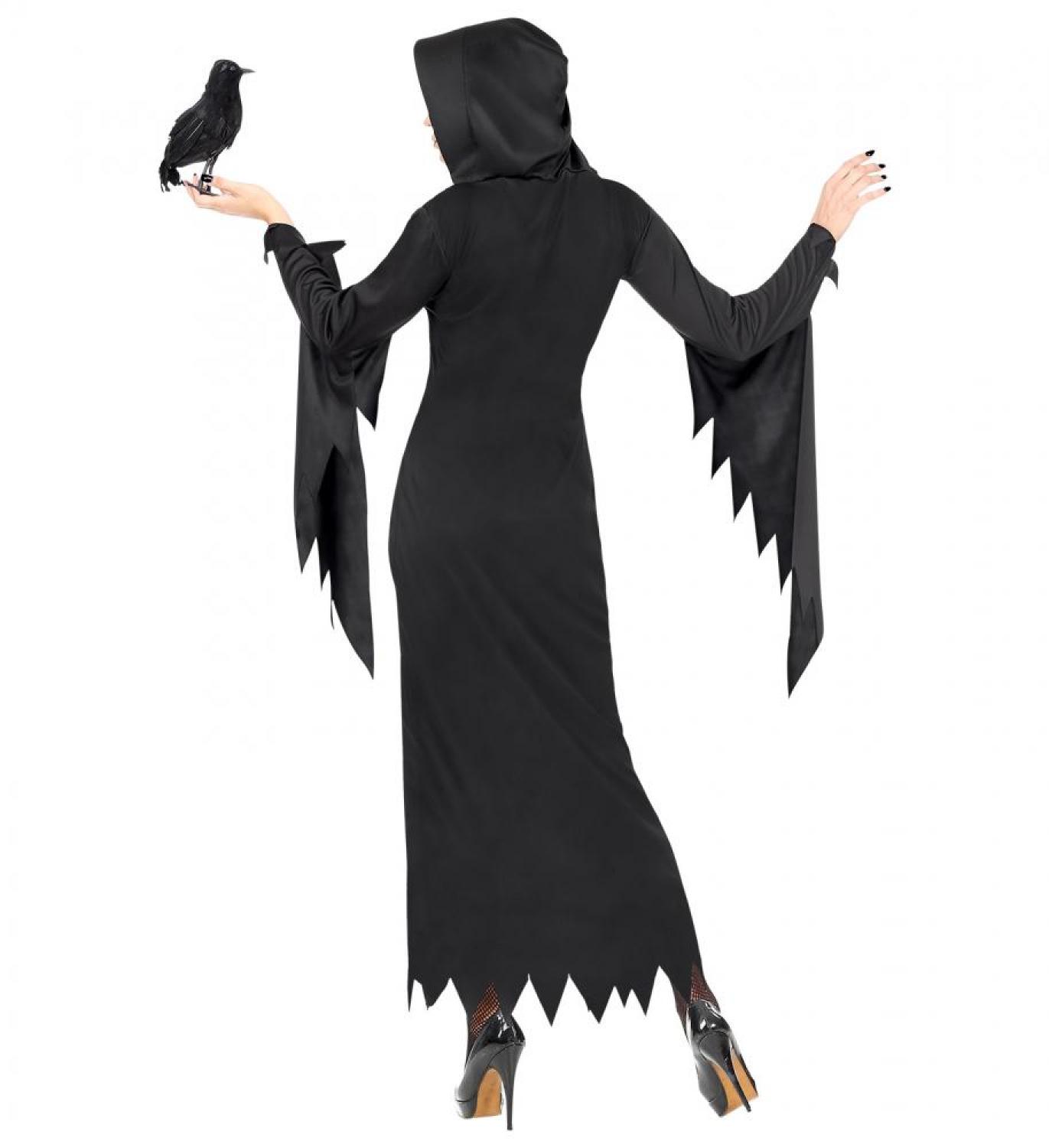 Robe à capuche noire taille XL