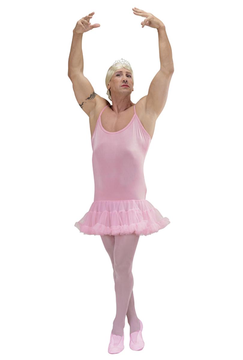 Danseuse homme rose taille M/L