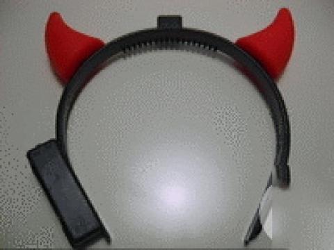 Petites cornes serre tête diable lumineux