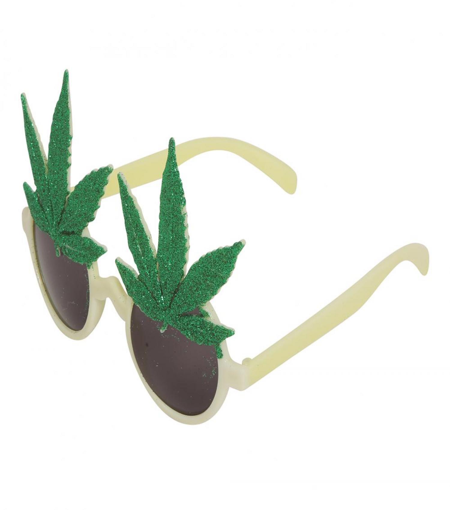 Lunettes Rasta feuilles cannabis (N10)