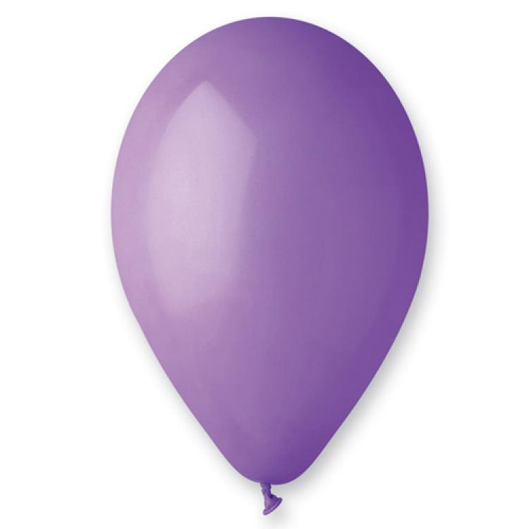 100 ballons latex 28cm lavande