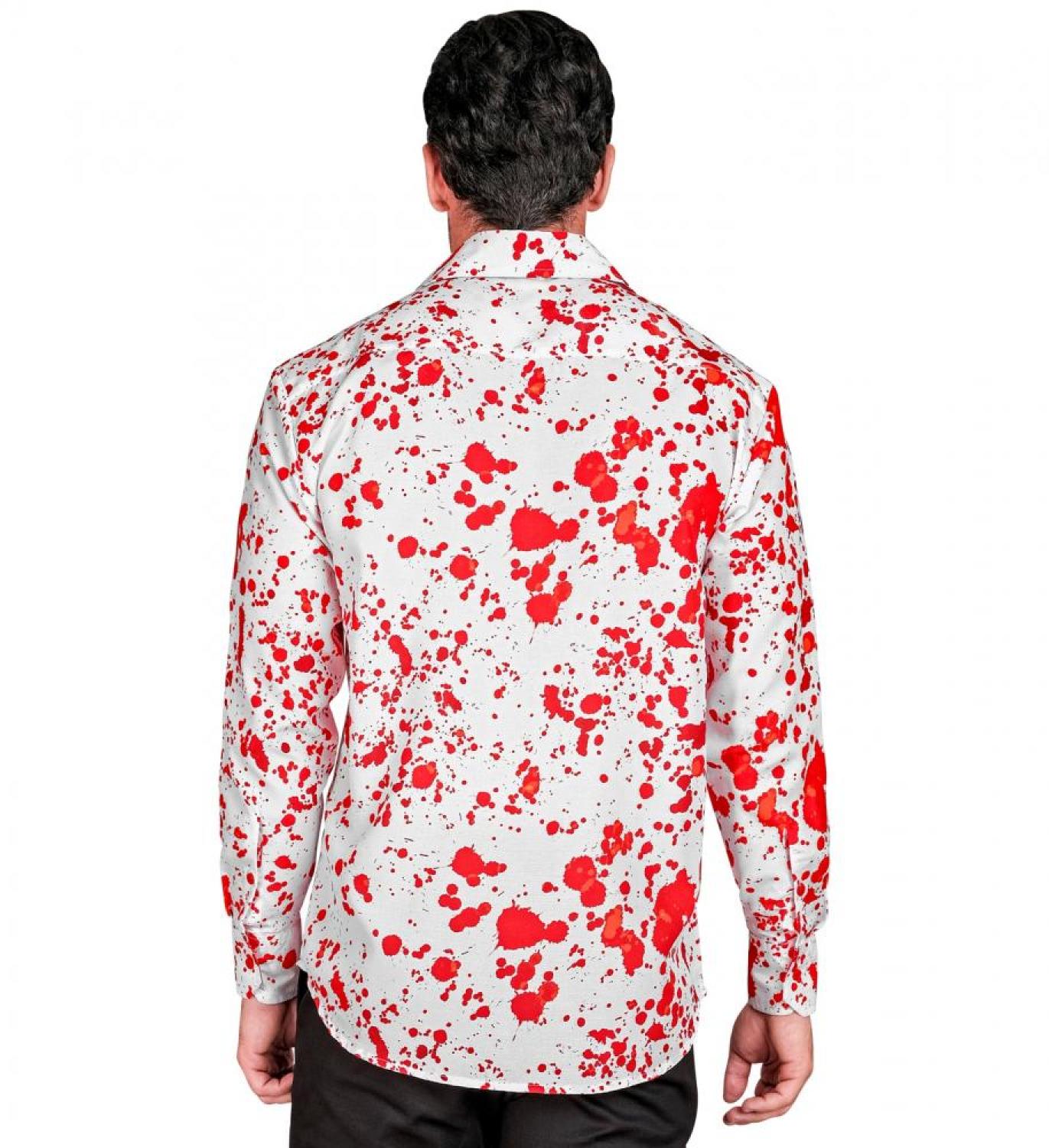 Chemise psychopathe ensanglantée taille XXL