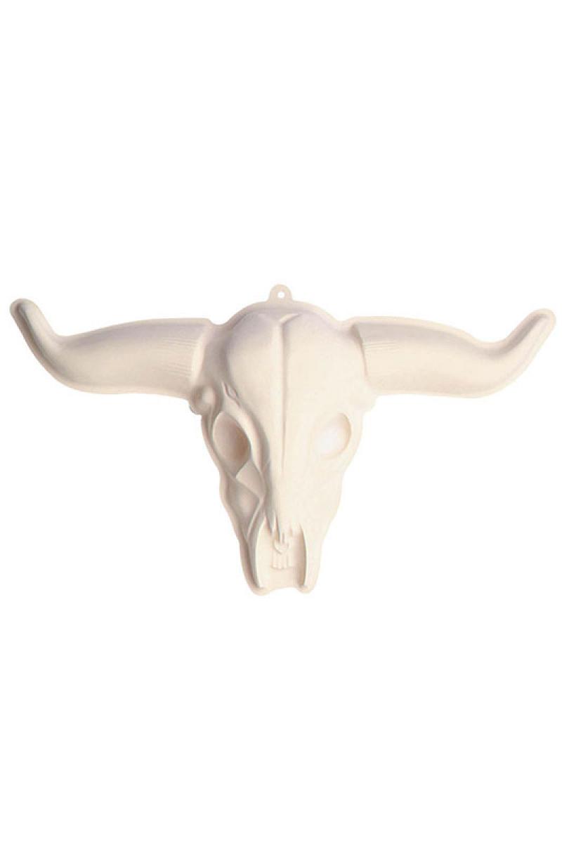 Tête de mort vache en PVC