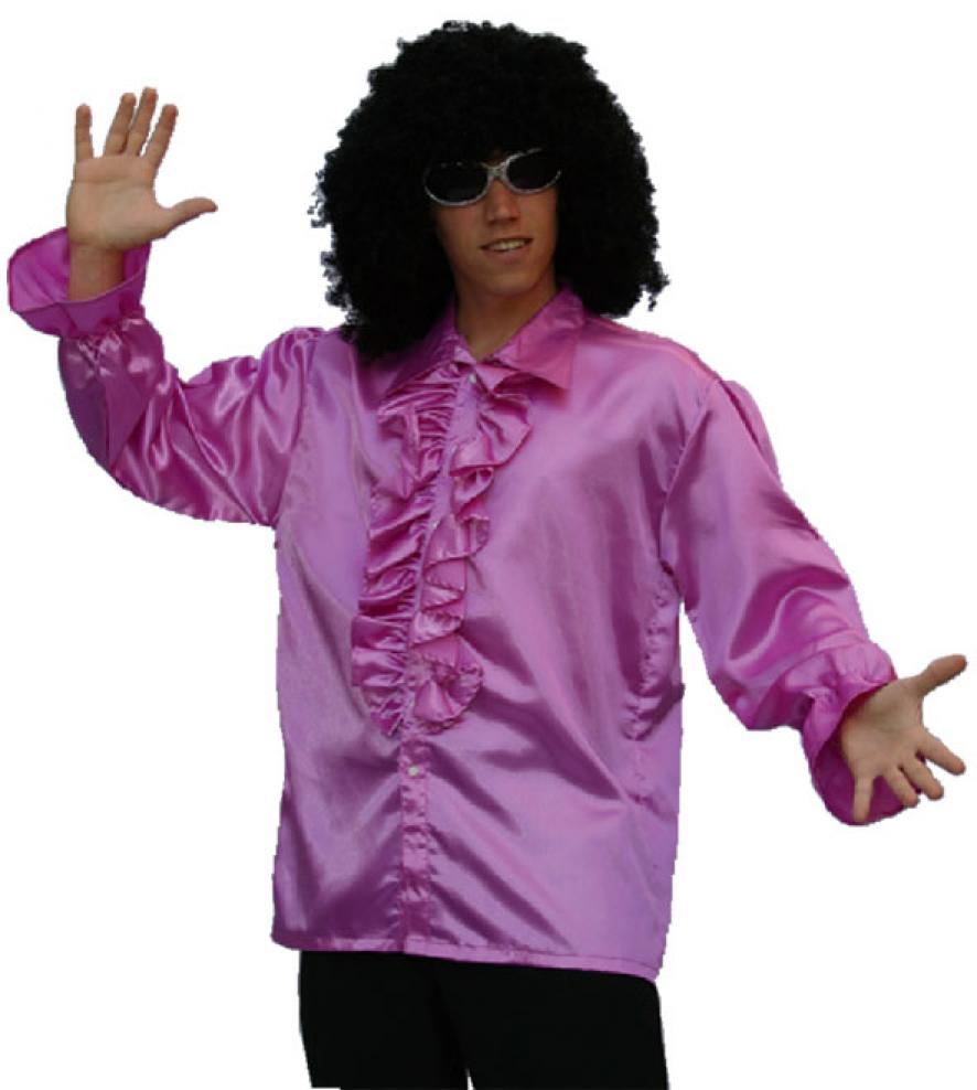 Chemise disco violet taille M