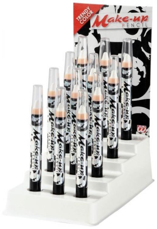 Crayon de maquillage gras blanc