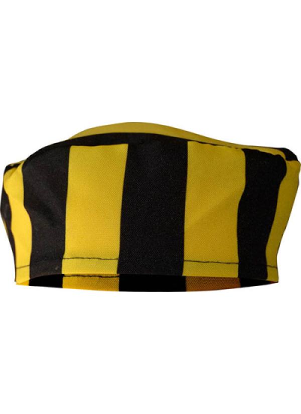 Calot de prisonnier jaune et noir