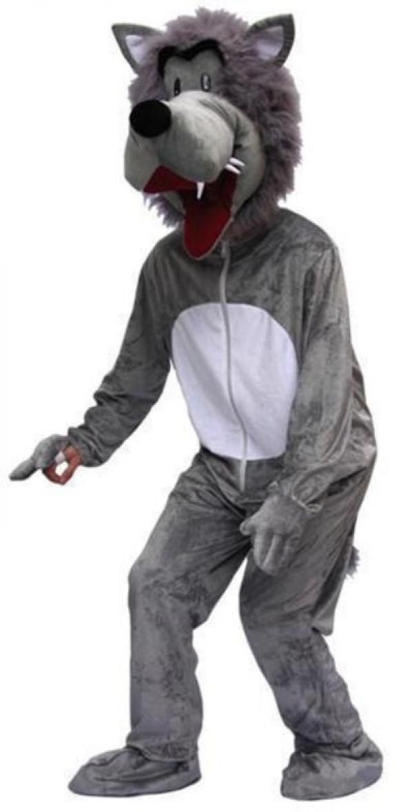 Loup à grosse tête
