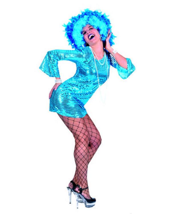Tunique disco bleue taille 36/38