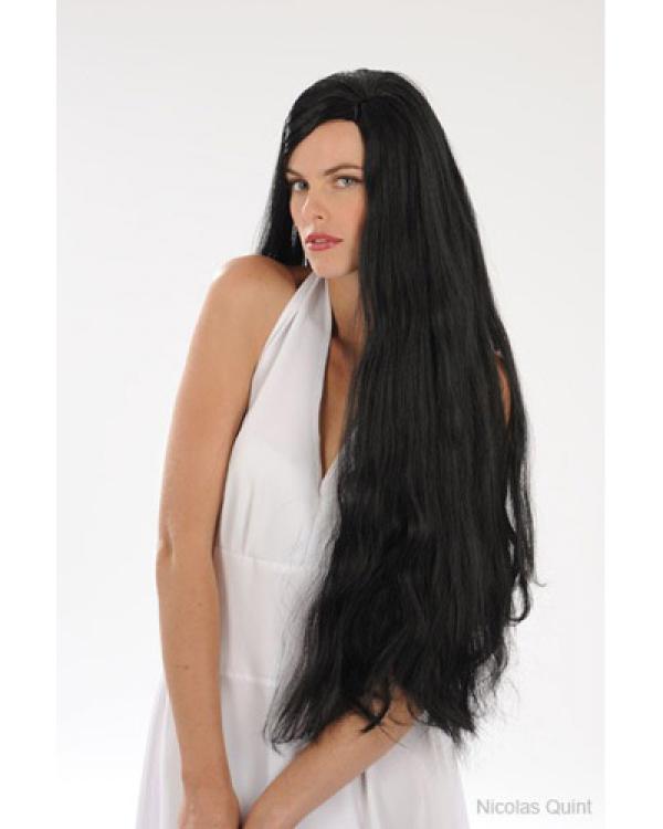 Perruque Jenny noire 90cm