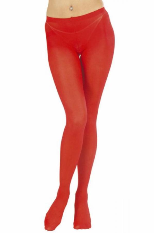 Collants adulte rouge M/L