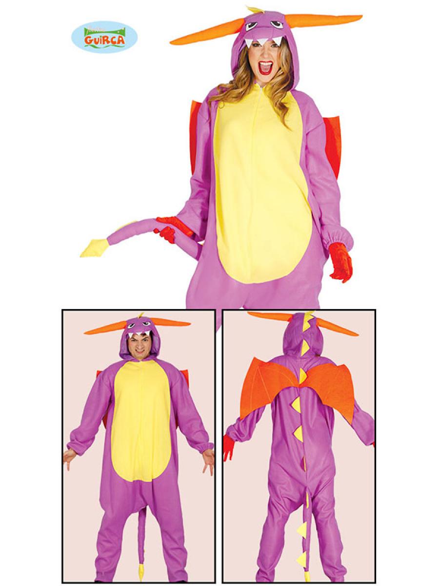 Animal violet dragon talle M/L