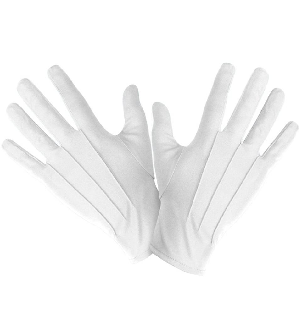 Gants courts blancs 25cm