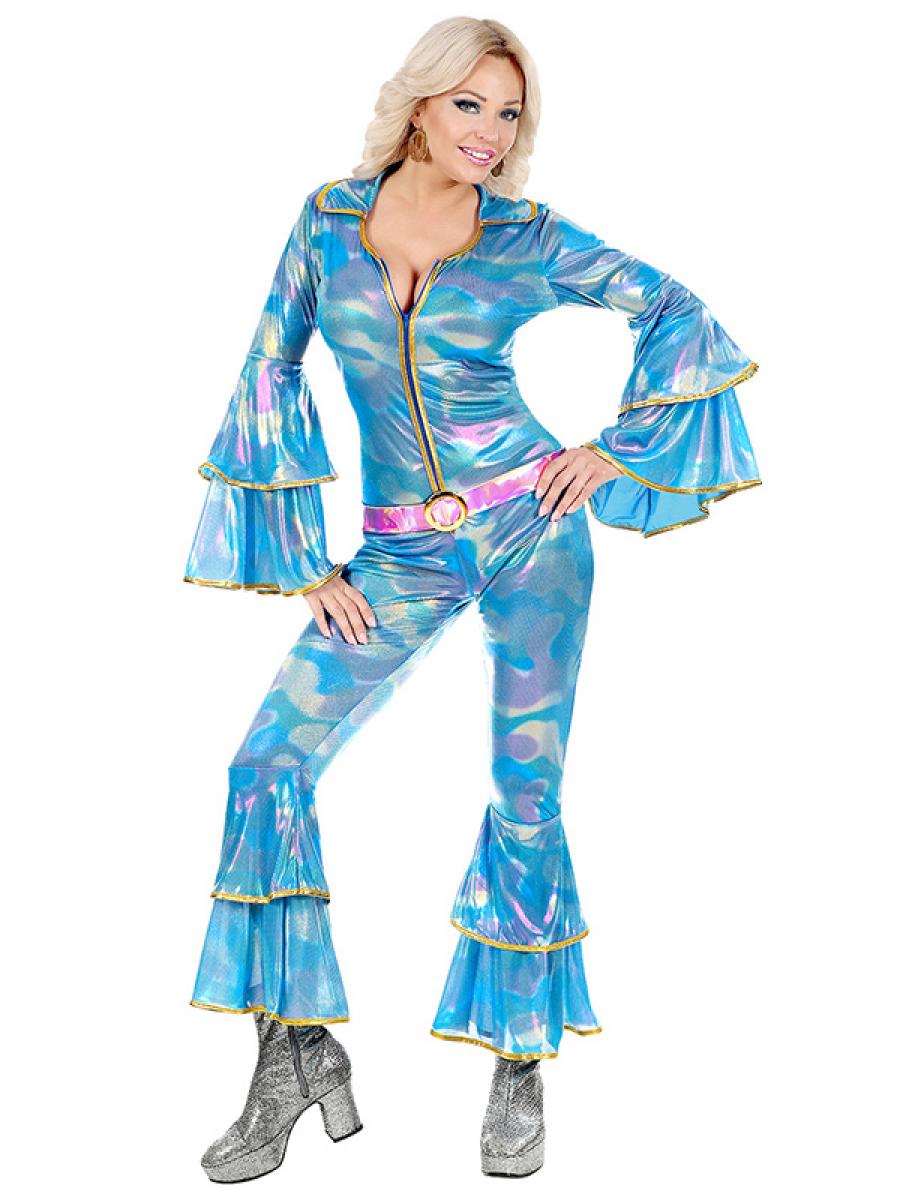 Combinaison disco fever bleue taille M
