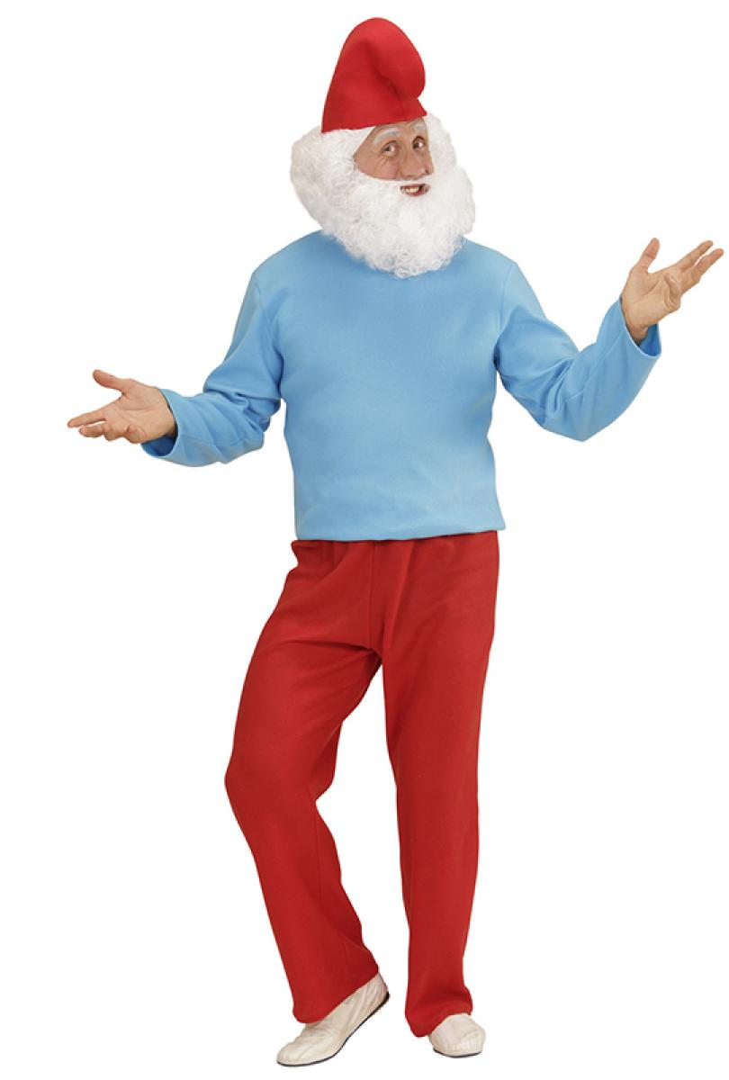 Nain rouge et bleu taille XL