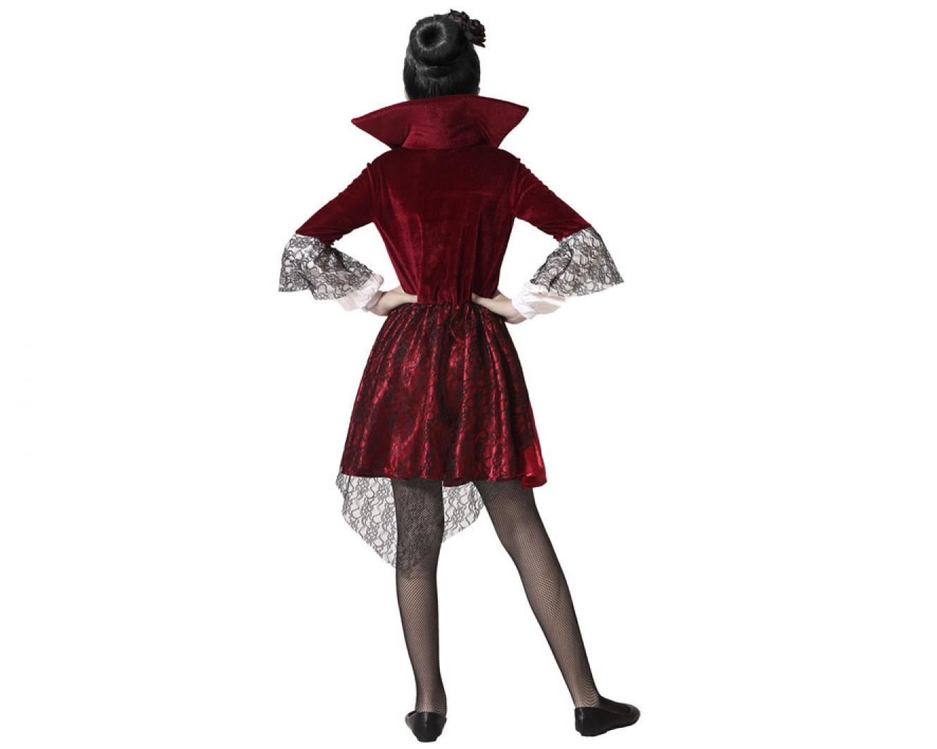 Vampiresse rouge courte taille 3/4 ans