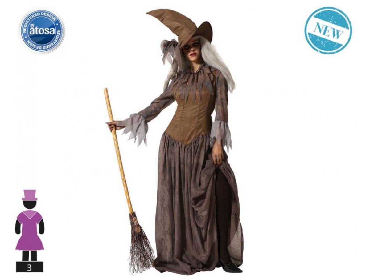 Vieille sorcière marron taille M/L