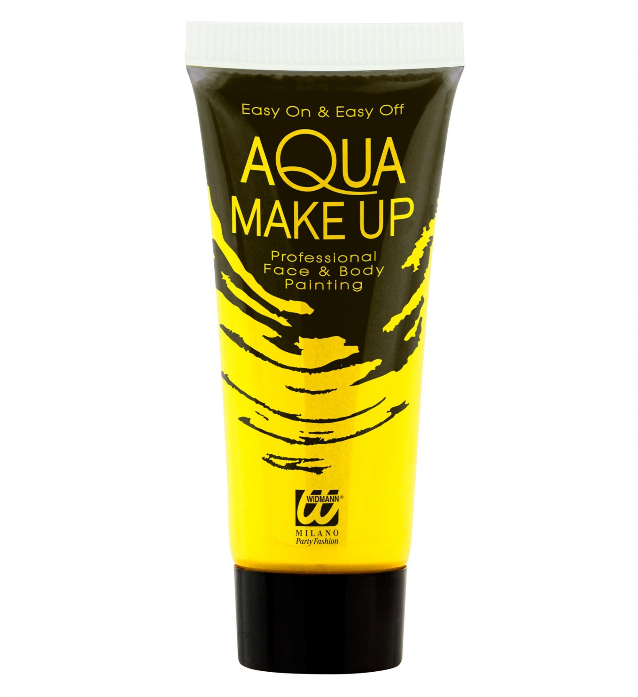 Tube maquillage fluo jaune 30ml
