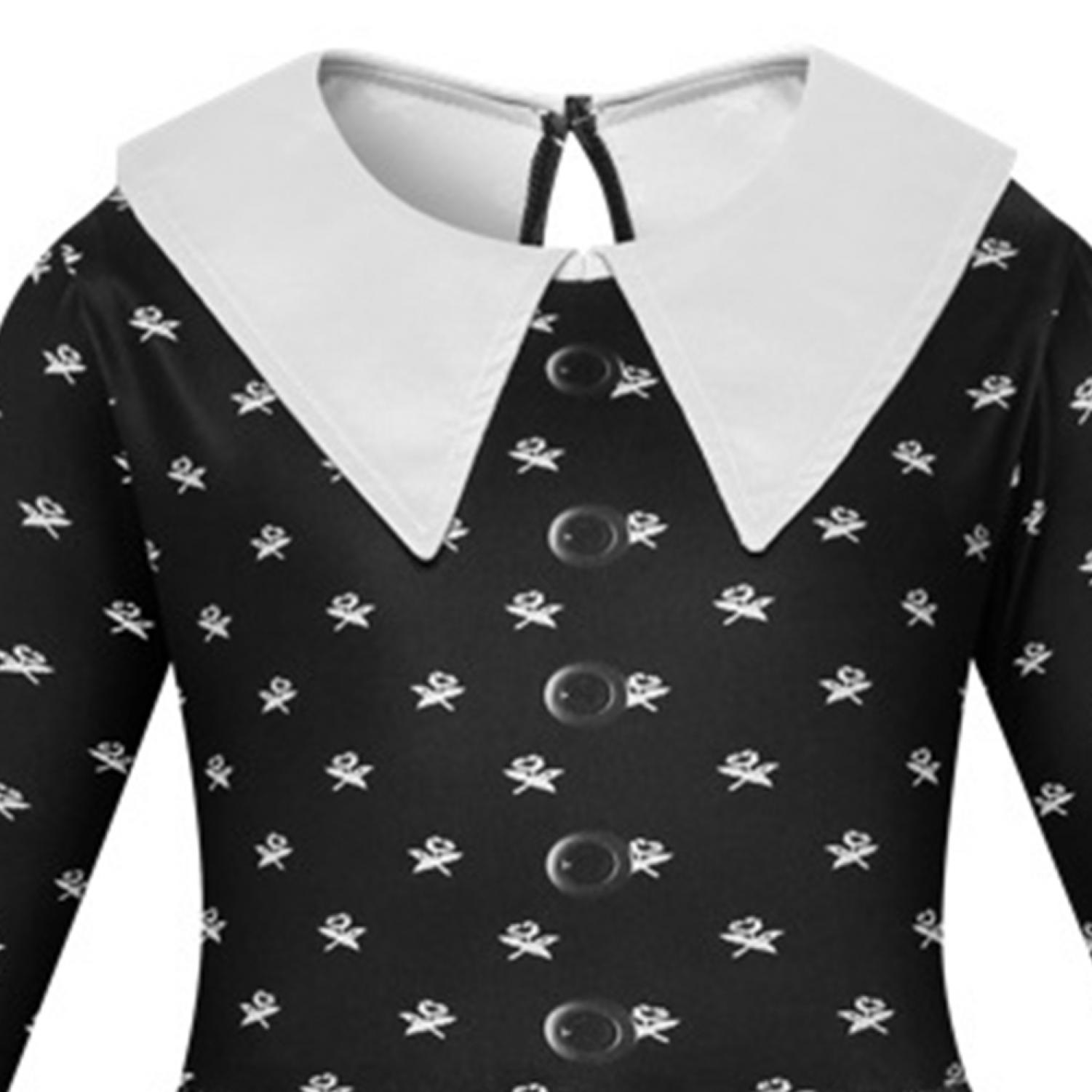 Robe écolière du mercredi avec col 5/6 ans