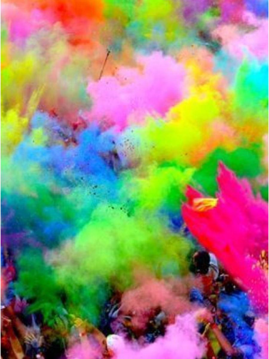 Poudre holi jaune 70g