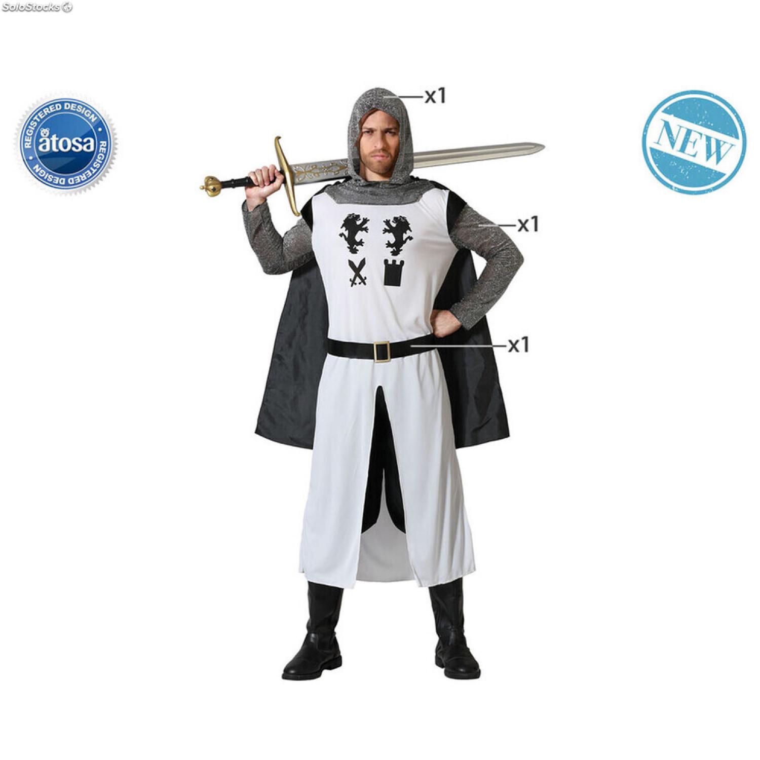 Chevalier croisé blanc taille XL