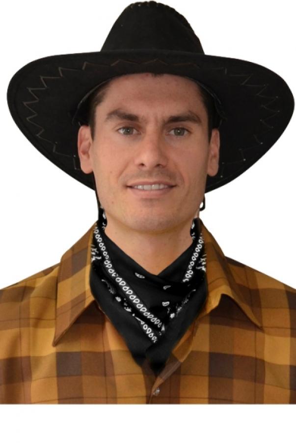Bandana cowboy noir